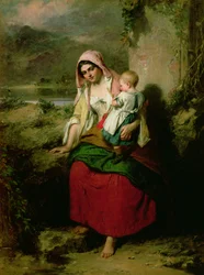 休憩、1858